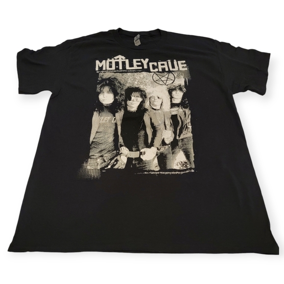 Motley Crue North American Stadium Tour 2022 Official Merch Graphic Tee Size Lar - Picture 1 of 11